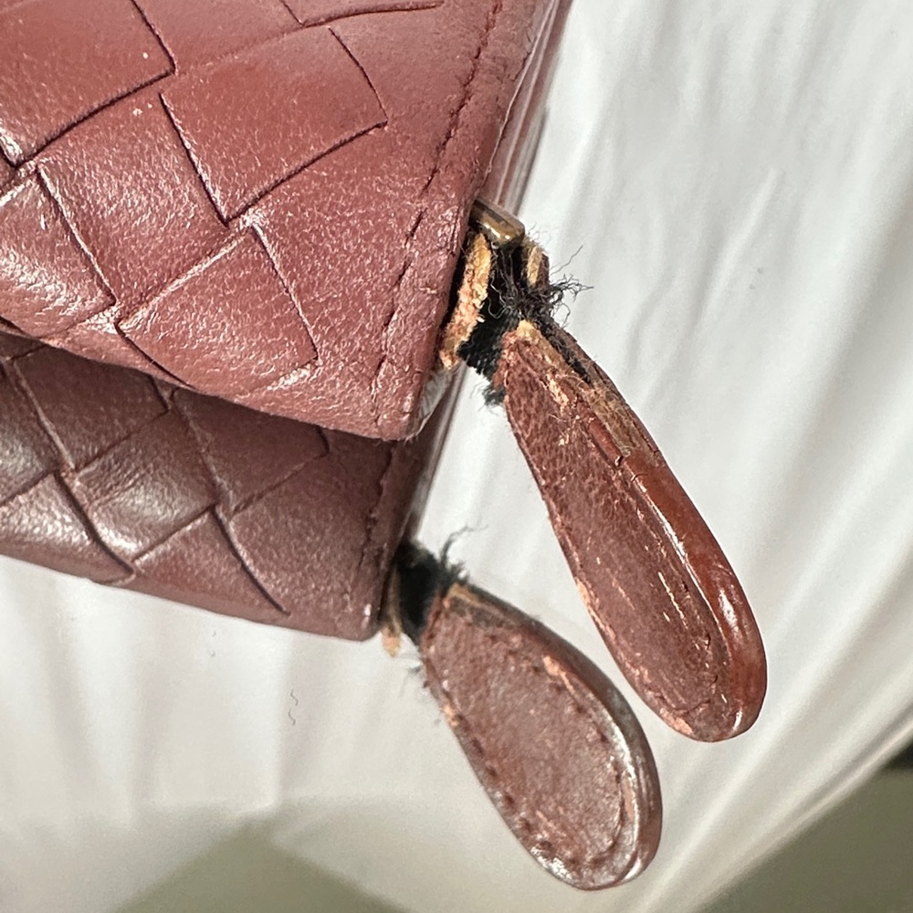 Bottega Veneta Burgundy wallet - Picture 6 of 7